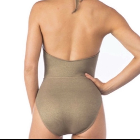 NWT Kenneth Cole Metallic One Piece - Picture 2 of 6
